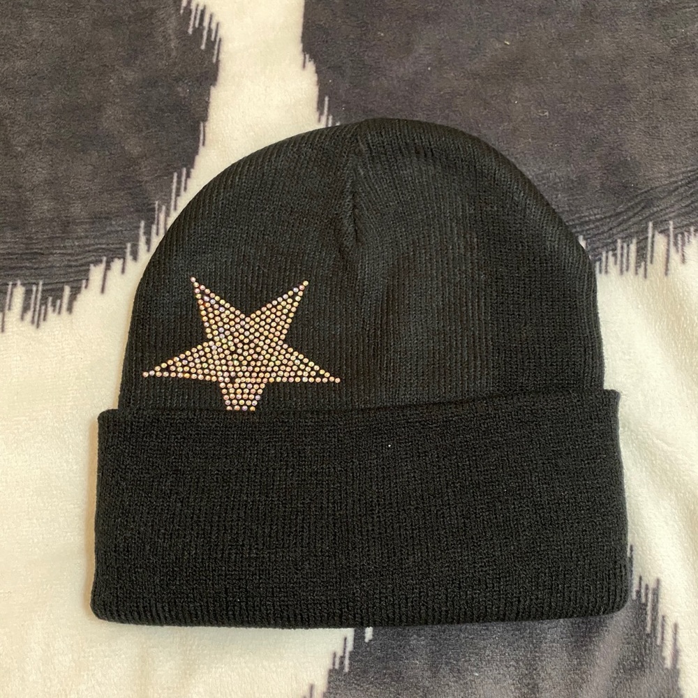 Rhinestone beanie